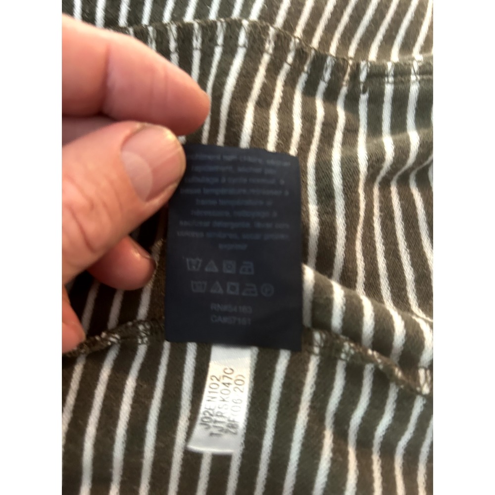 Tomm Hilfiger Womens navy and white‎ striped military style blazer Jacker Medium - Picture 10 of 11